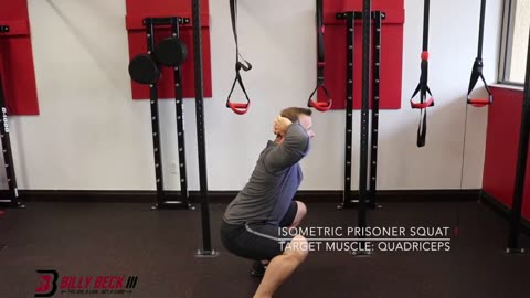 Isometric Prisoner Squat.