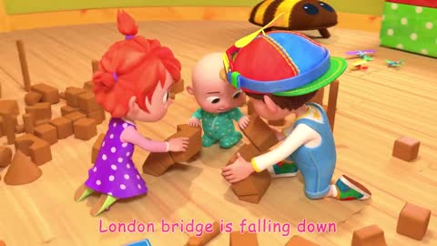 London Bridge is Falling Down | CoComelon Nursery Rhymes & Kids Songs