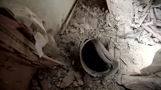 Civilian apartment buildings shelled in Kharkiv