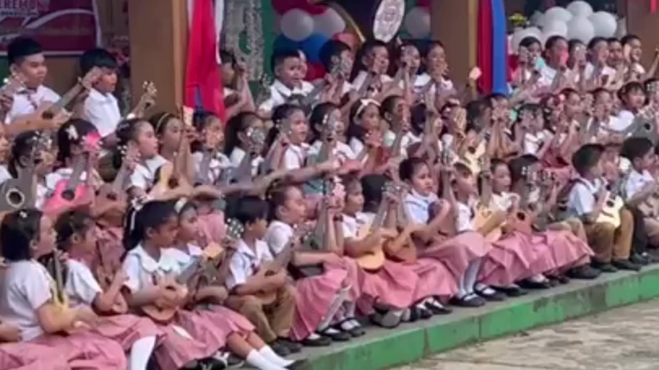 Student of Elementary School Ukelele Presentation in the Philipines