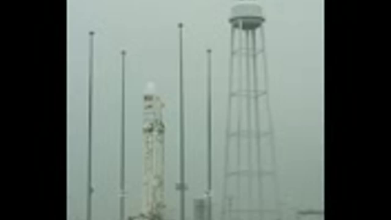 Antares Rocket Raised on Launch pad ,🚀🚀