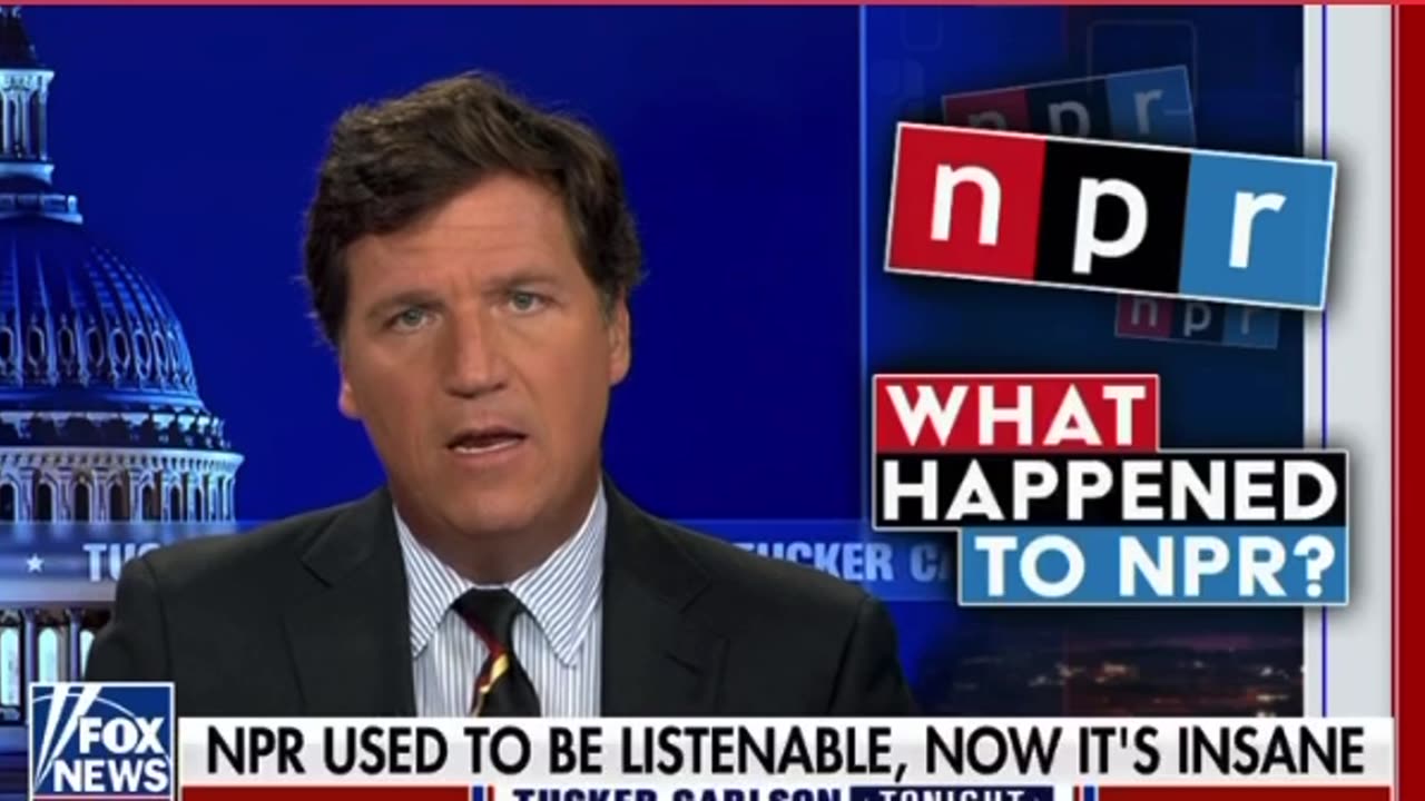 Tucker Carlson GOES OFF on NPR.