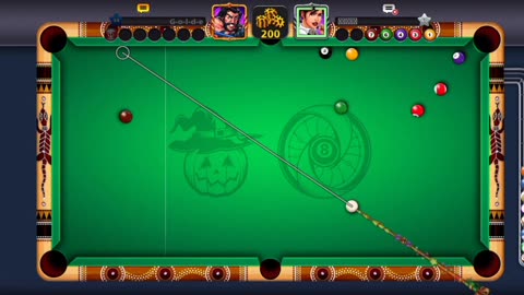 Playing In Sydney Table For 200 Coins With 1 Double Cushion & 1 Trick Shot In 8 Ball Pool 🥰♥️❤️🥰 !