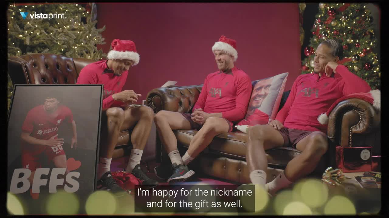 'This is a dream come true' _ Guess the Christmas present with Van Dijk, Adrian & Fabinho