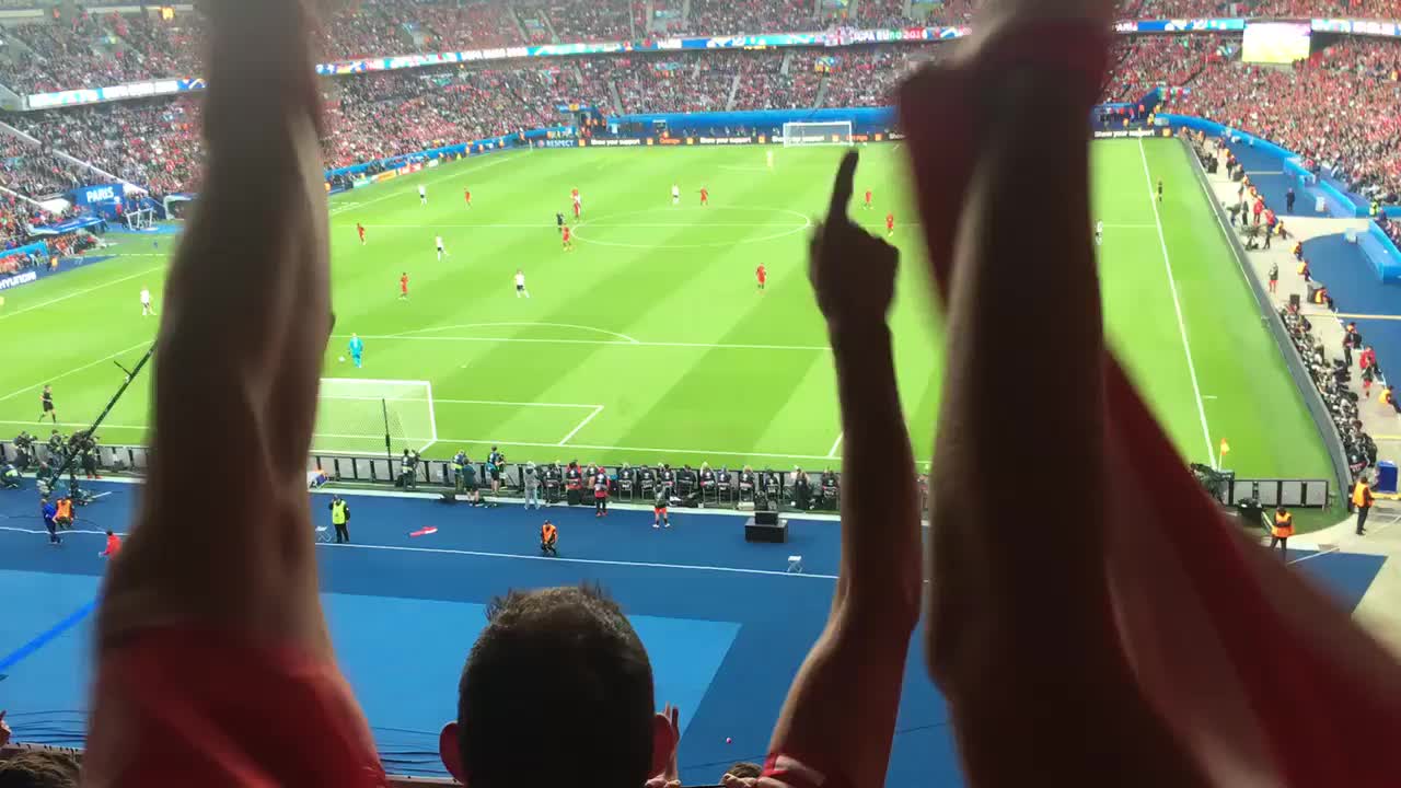 Austrian fans pause national songs to chant 'Messi' in response to Ronaldo's 'dive'