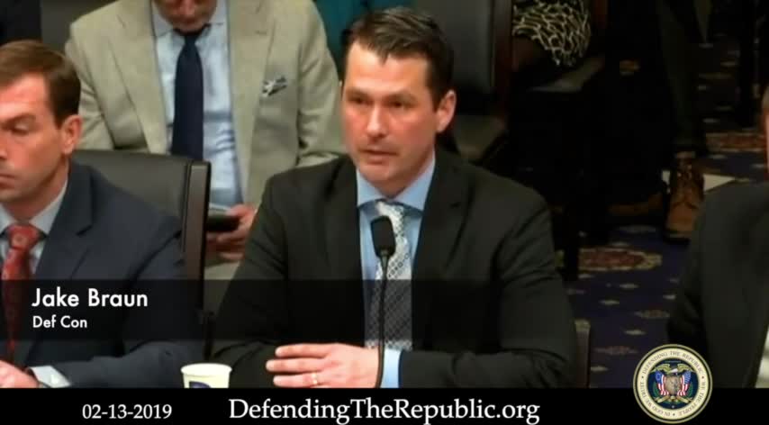Testimony - The machines are hackable!