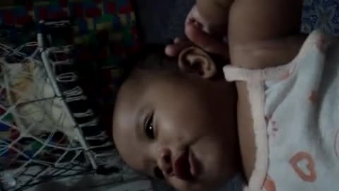 Three Months Old Baby Singing with her Mom!