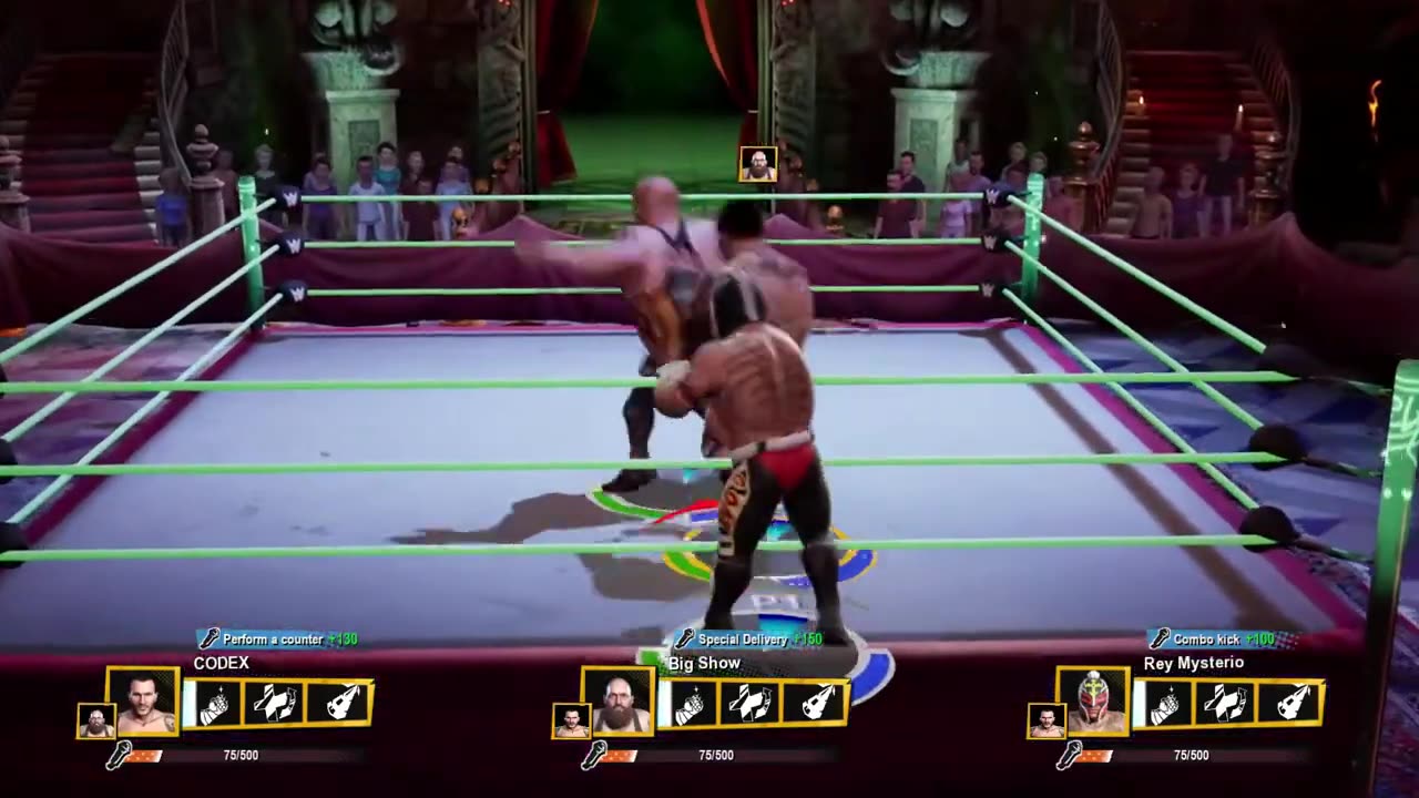 WWE2K - Randy Orton VS Big Show VS Rey Mysterio