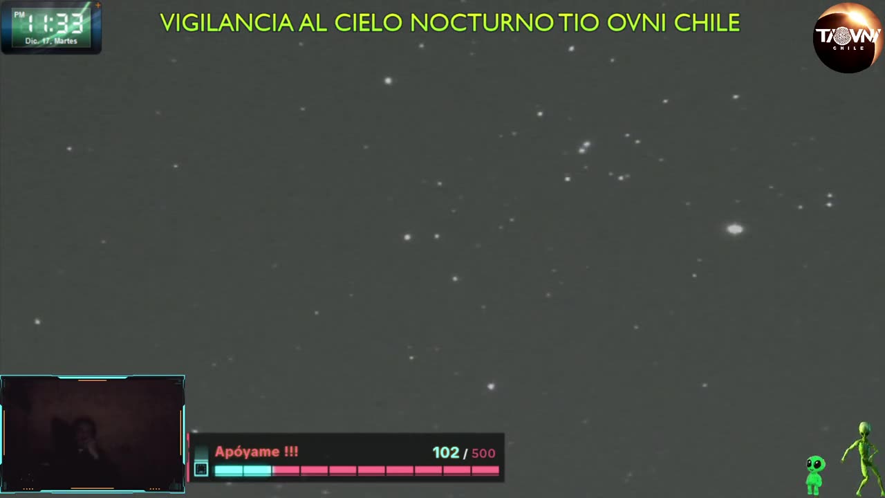 Night Sky Surveillance Uncle UFO Chile 17-12-24, UFO latest news, UFOastronomy