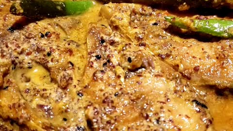 Cooking Fish with Mustard Paste 😋