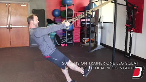 Suspension Trainer One Leg Squat