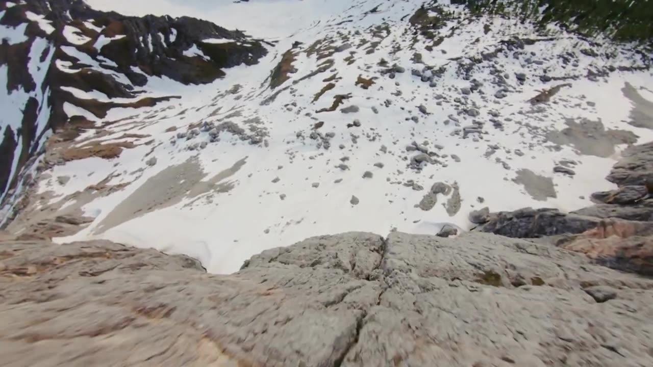 Mountain Landscape With Snow