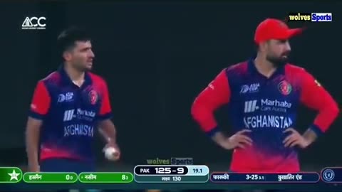 Pakistan versus Afghanistan match