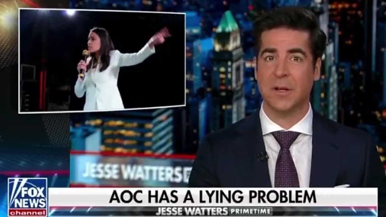 AOC Discovers That Politicians Lie, Jesse Watters Delivers The Receipts On Her Lies