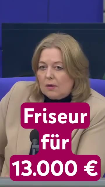 Mathias Helferich provoziert Frau Bas (SPD) Bundetagspräsidentin wegen Frisur