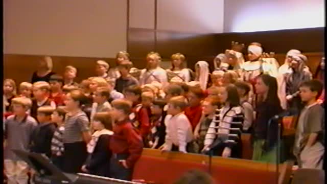 1998 Jake and Doug in Christmas Program - Part 1