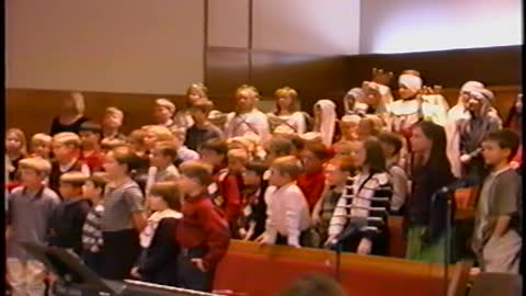 1998 Jake and Doug in Christmas Program - Part 1