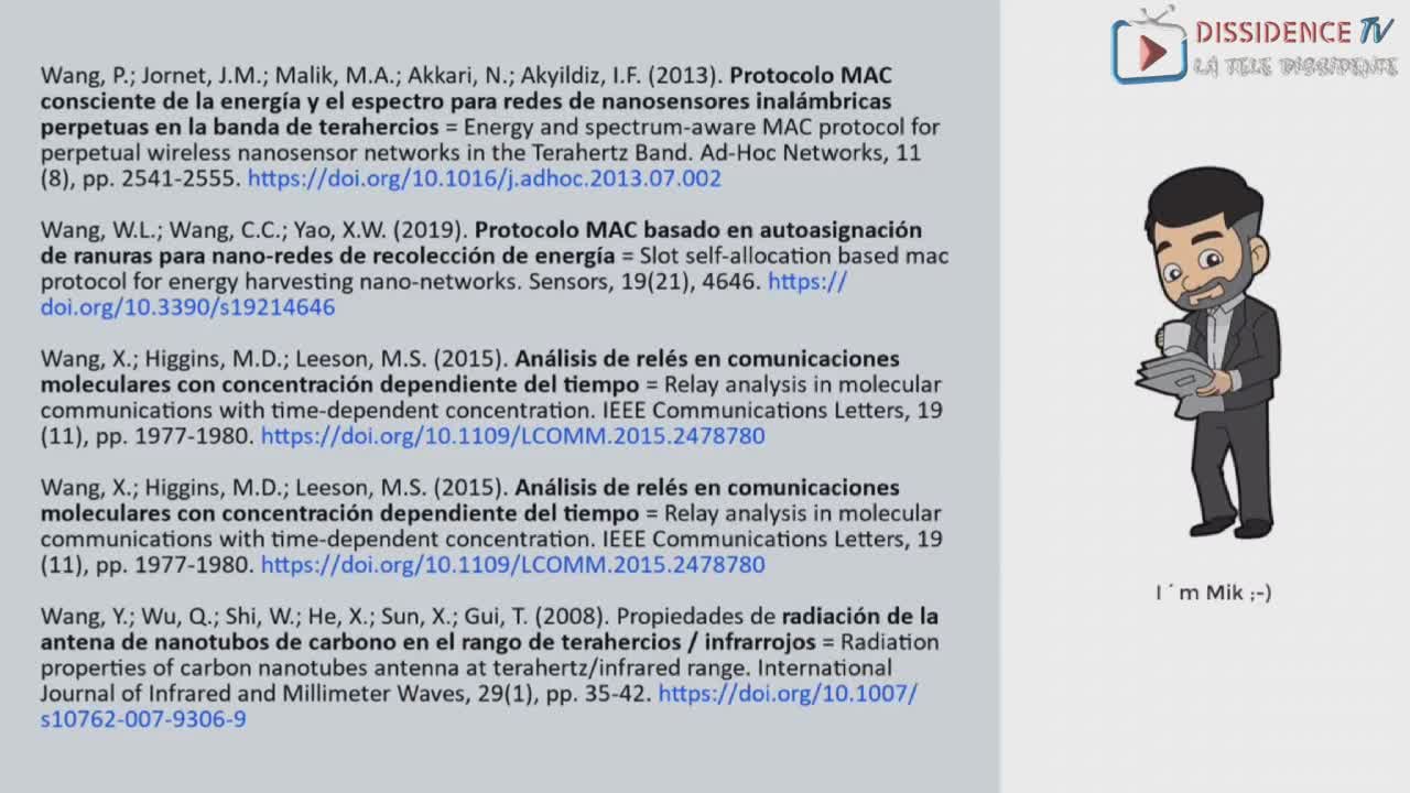 Le phénomène MAC et le réseau intracorporel des nanocommunications.