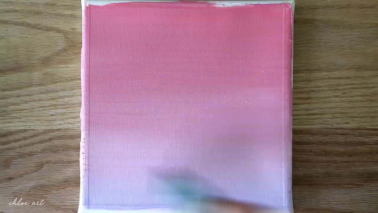 Acrylic painting | Pink Cloud Painting | Painting Tutorial for beginners