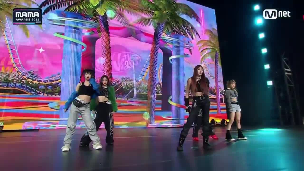 [2022 MAMA] NewJeans - Cookie+Attention+Hurt+Hype boy (MAMA ver.) - Mnet 221130 방송