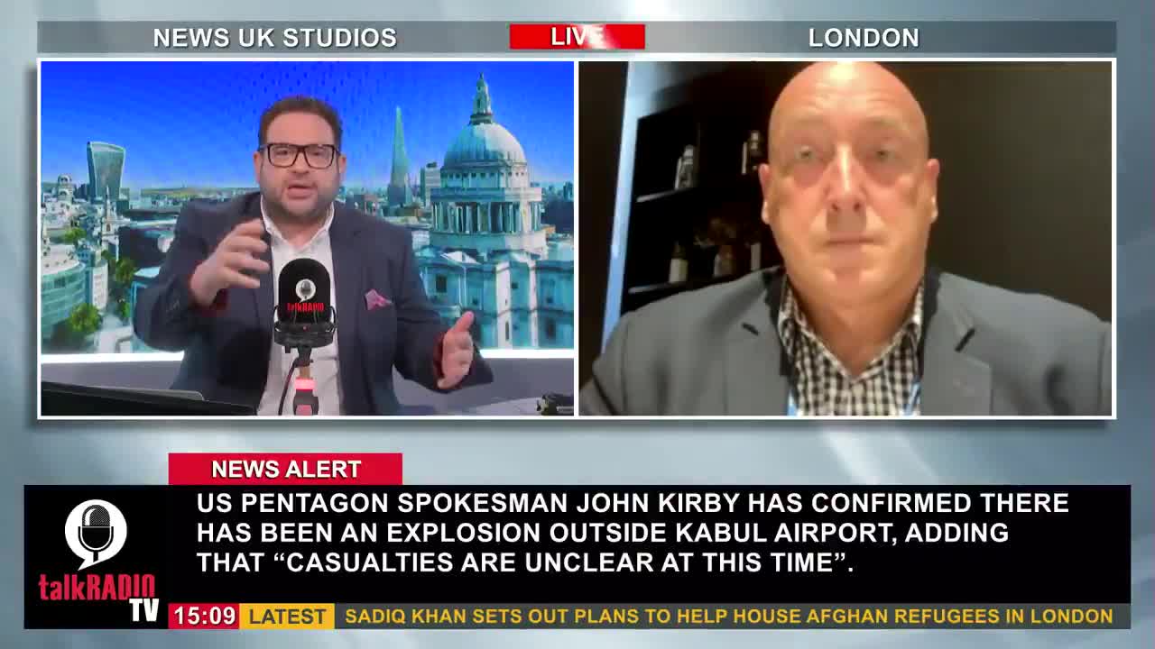 Former counter terrorism officer Chris Phillips gives his reaction to the Kabul airport blast