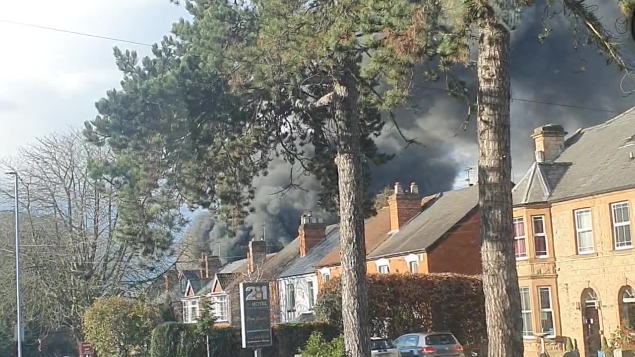 Fire in Mansfield around Savanna Rags area