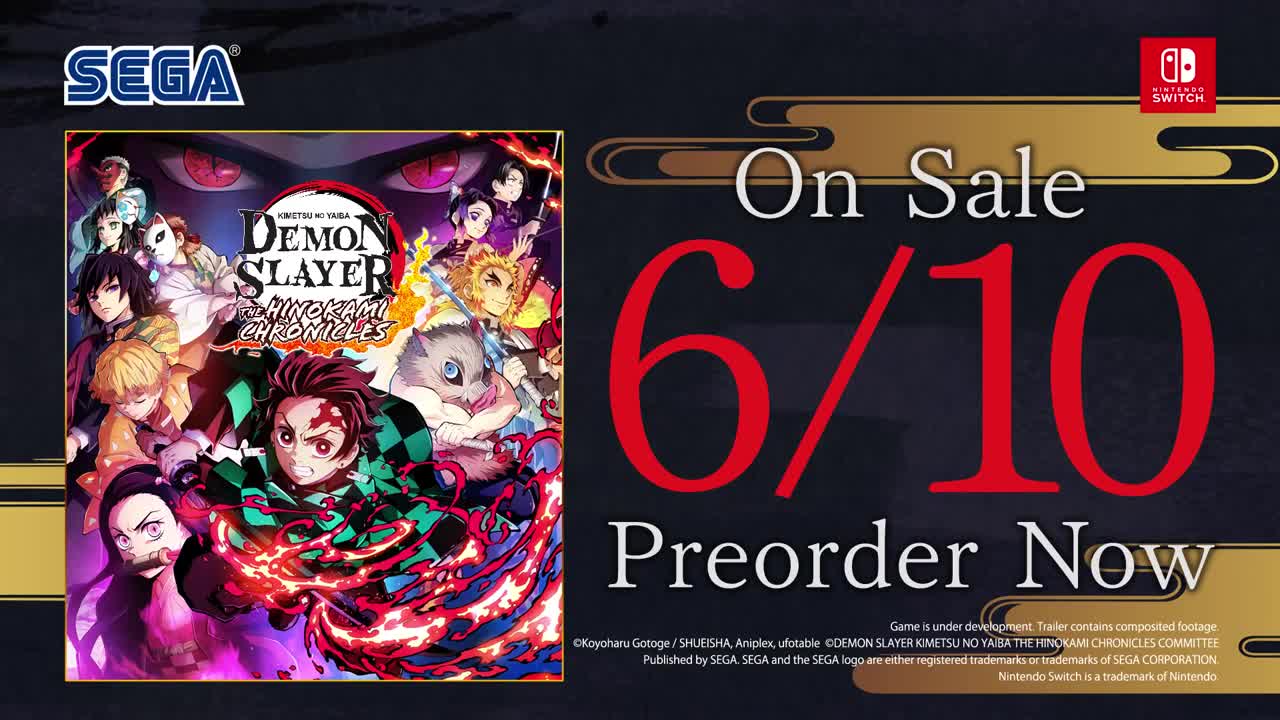 Demon Slayer: Kimetsu no Yaiba - The Hinokami Chronicles - Official Switch Announcement Trailer