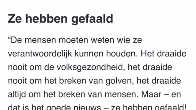 COVID 19 EXPERIMENT VACCIN KAARTENHUIS STORT IN ELKAAR
