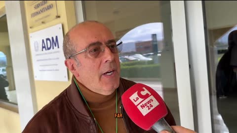 Intervista del prof. Fino - LaC News 24 - Incontro Autorità del Porto sede di Corigliano - 19/01/2024