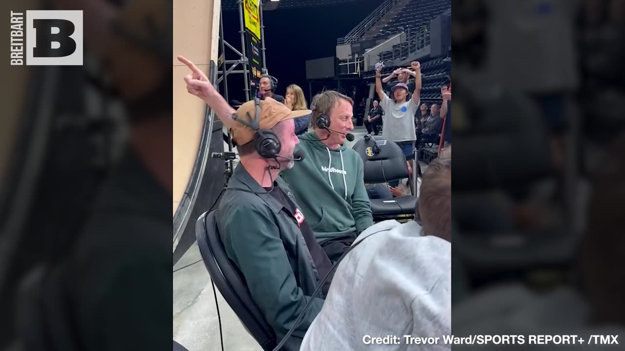 WOW! Tony Hawk Watches as 13-Year-Old Skater Becomes First Female to Land 720 Stunt in Competition