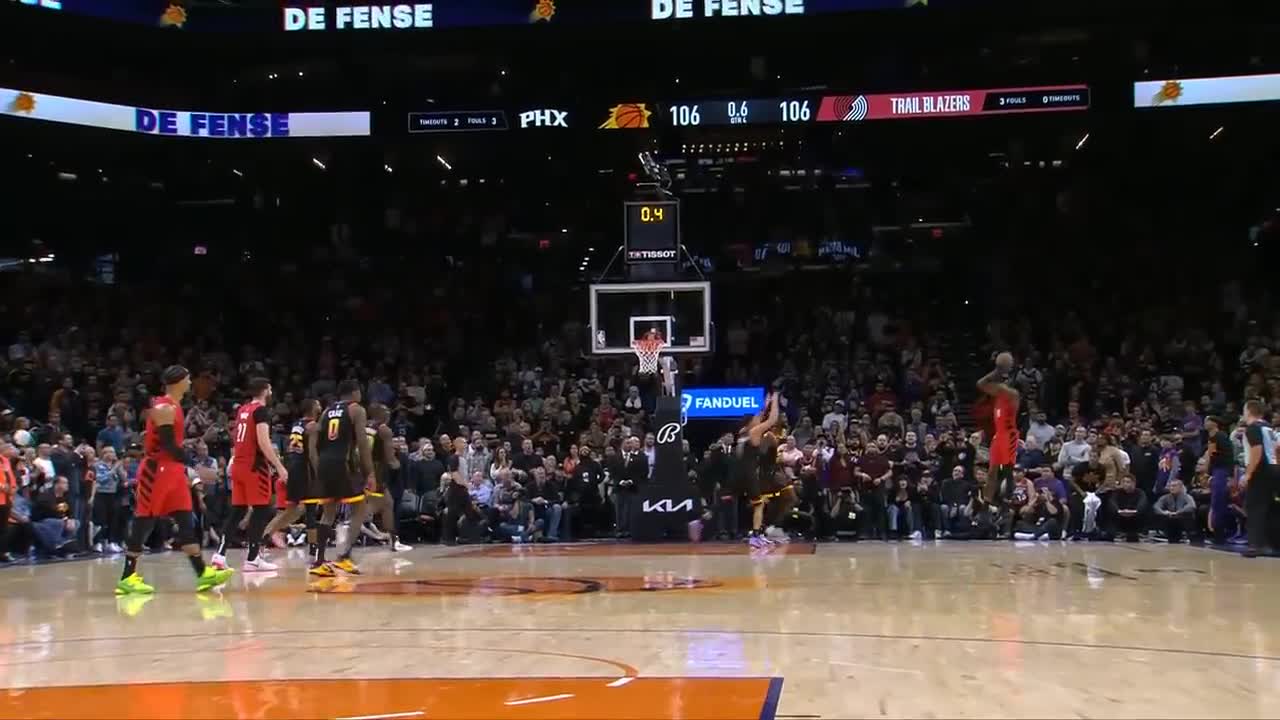 Jerami Grant hits insane buzzer beater game winner vs Suns 😱