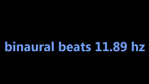 binaural beats 11.89 hz