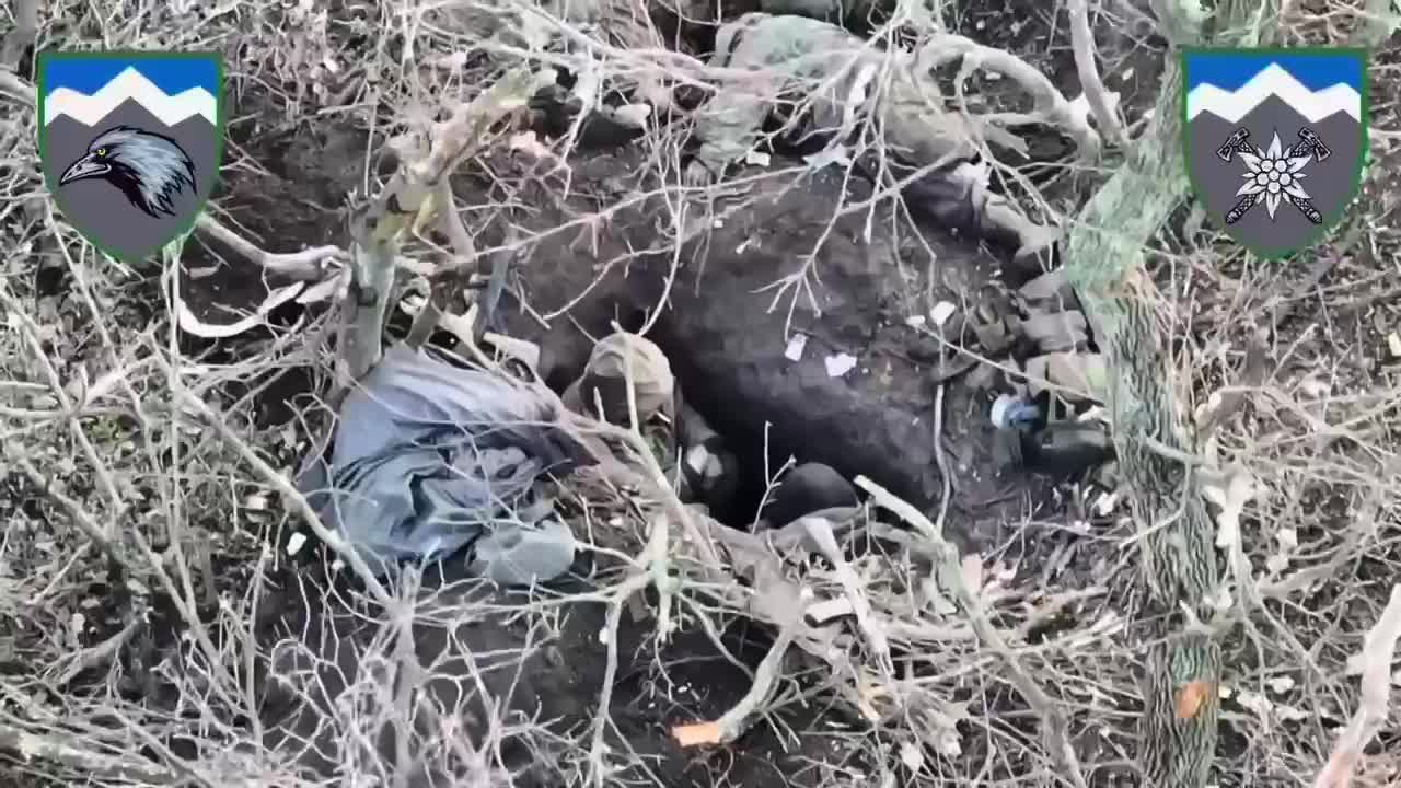 Russian Trenches Full of Dead Soldiers
