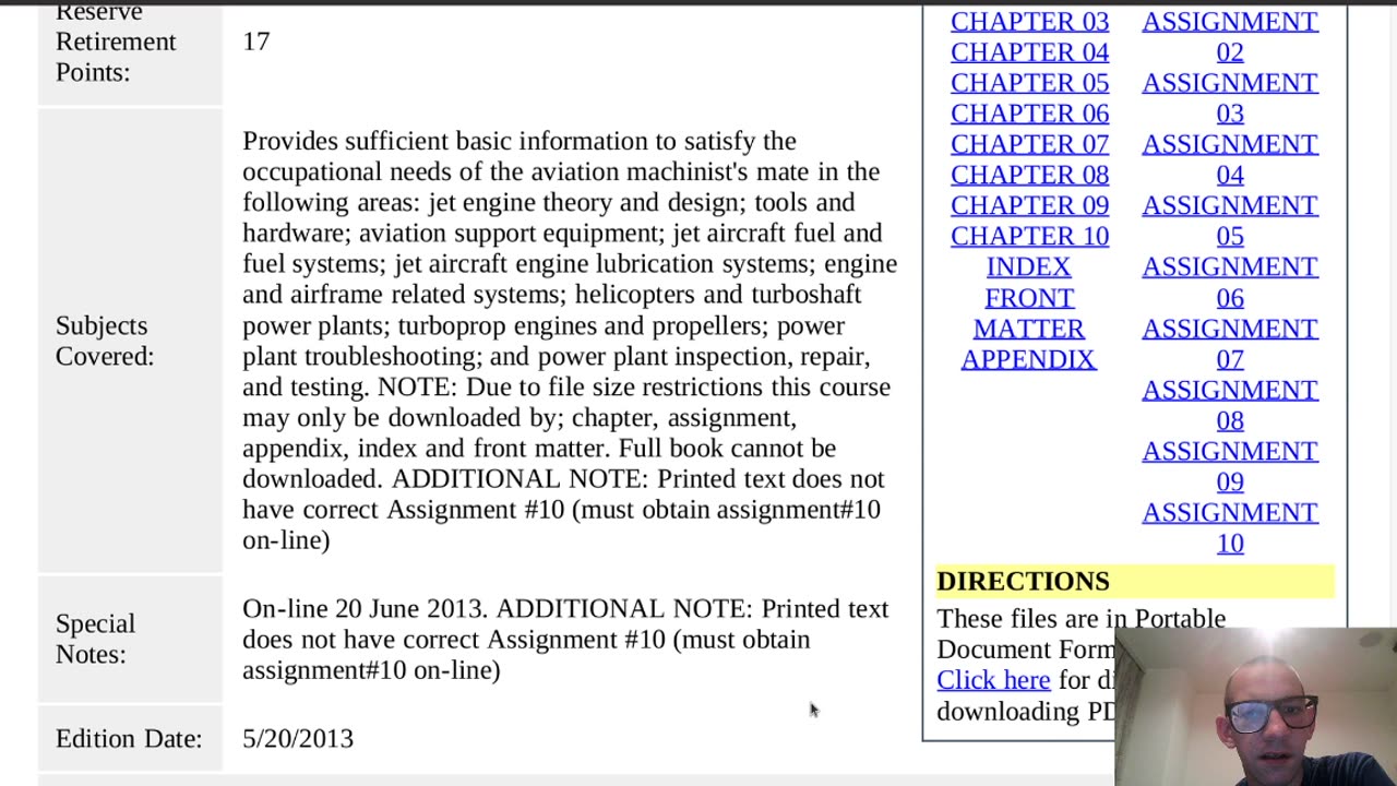 Summary of NAVEDTRA 14008A - Aviation Machinist's Mate (AD)