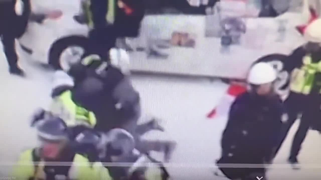 Canadian Police are Officially GESTAPOS - BEATING their own citizens