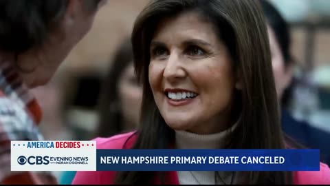 Republican debate canceled ahed of New Hampshire Primary