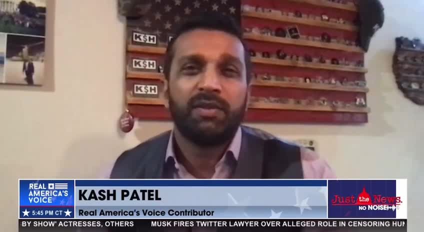 Kash Patel on Twitter revelations & coming investigations.