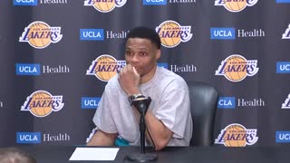 Russell Westbrook Talks Loss vs Clippers, Postgame Interview