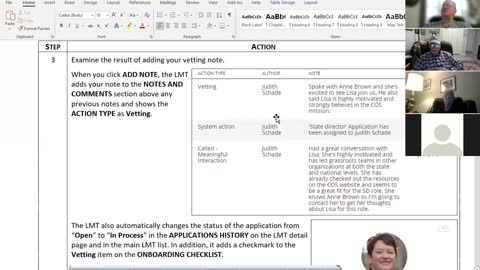 Onboarding - from petition signature through onboarded as a DC