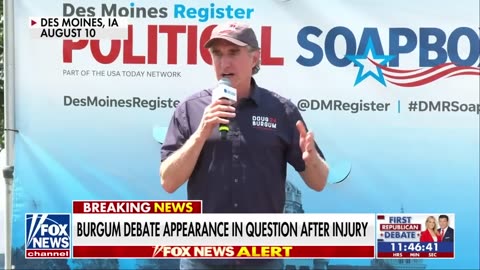 GOP hopeful Doug Burgum rushed to emergency room ahead of debate