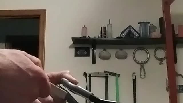 Hardware store clamp thumb pinch