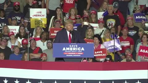 President Donald J. Trump speech in Macomb Co 10/1/2022.