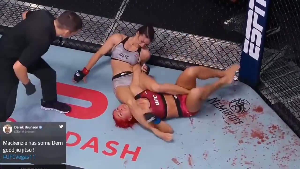 Mackenzie Dern VS Randa Markos || Bloody Fight