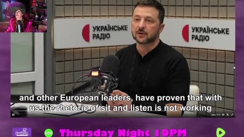Zelensky Laughs off Question of Trump Negotiating Peace in the Ukraine 