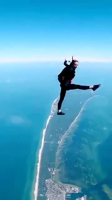 Crazy SKY DIVING Dance Moves! 👀