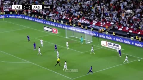 Lionel Messi vs United Arab Emirates 2022 | Amazing Goal & Assist