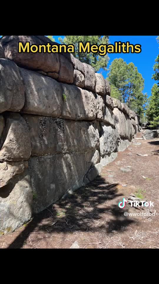 Tartarian architecture in the woods
