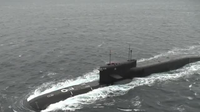 Launch of the Sineva ballistic missile from the Tula nuclear submarine