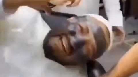 Funny mask remove