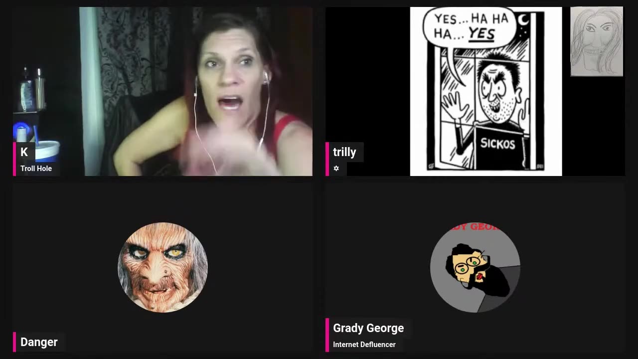 Grady Can't Handle the Pressure! | He Shows Up on Krystal's Panel to Cry About the Trolls!